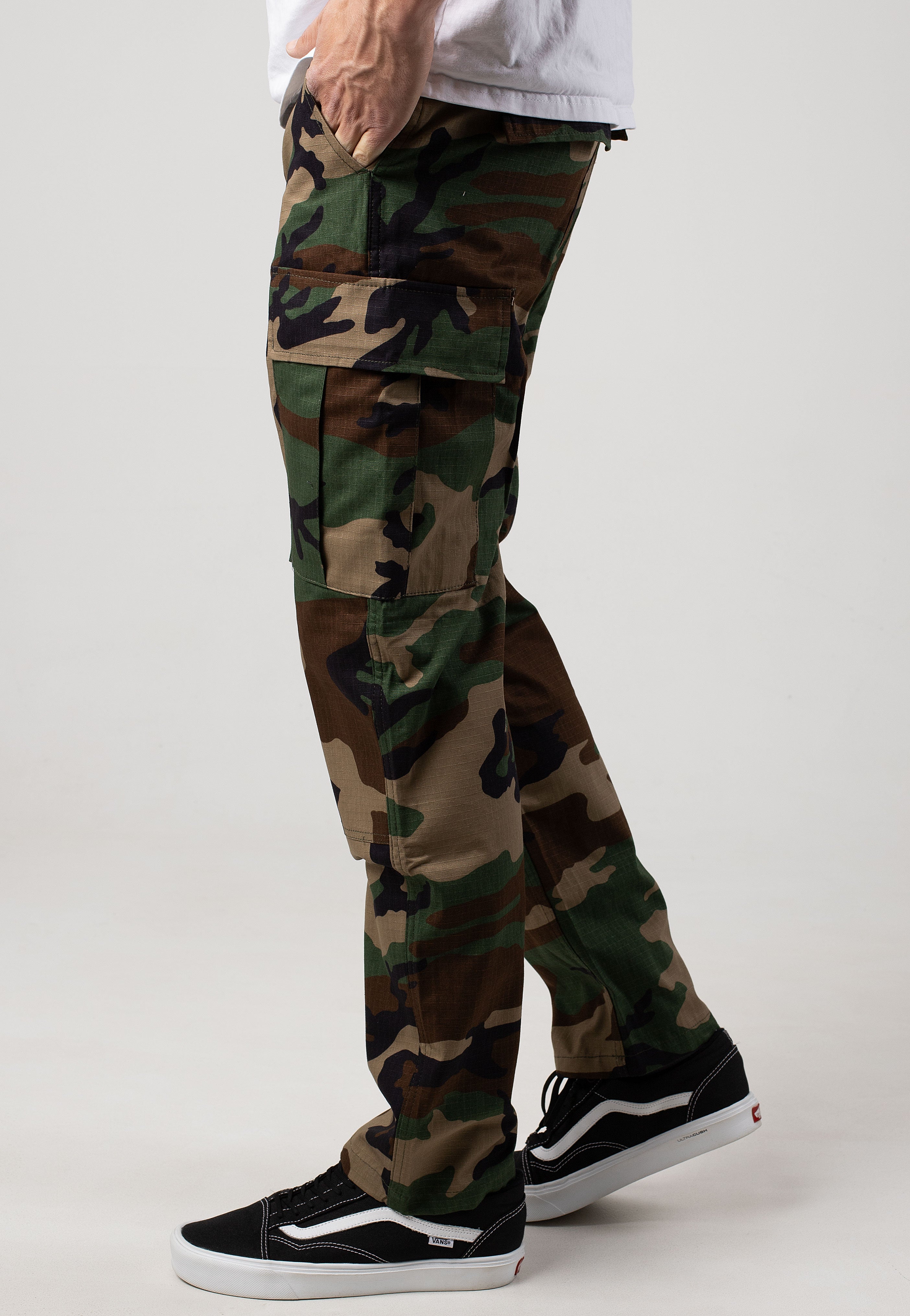 mil-tec-us-bdu-slim-fit-pantalon-cargo-noir image 3