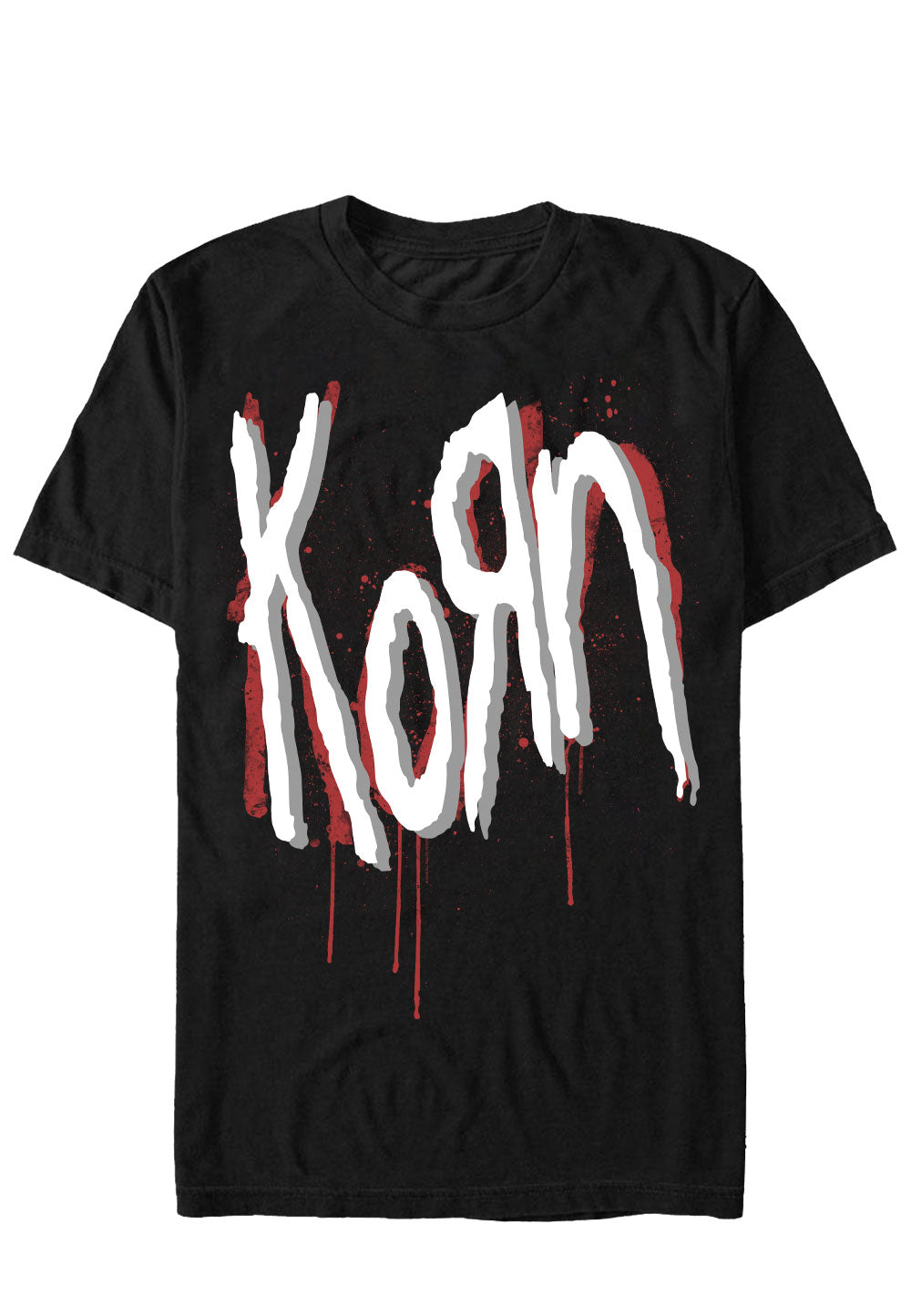 korn-dripping-logo-t-shirt-noir-homme image 1