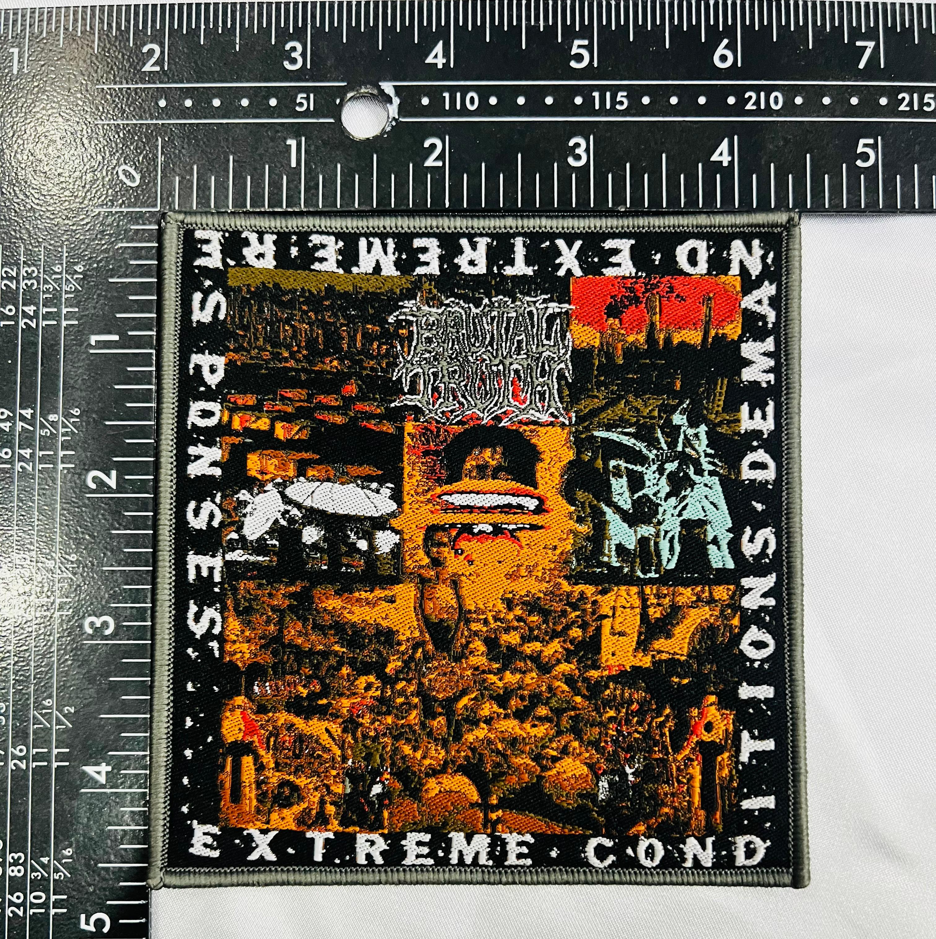 brutal-truth-extreme-conditions-patch-tiss-bordure-noire image 4
