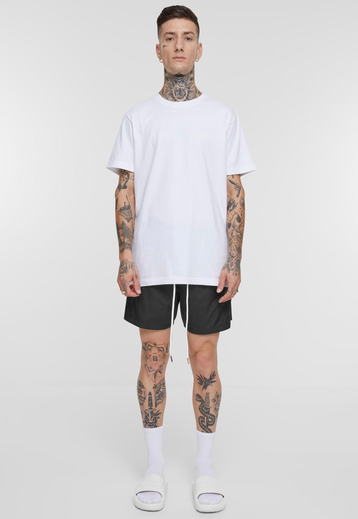 urban-classics-basic-running-black-short-homme-noir image 5