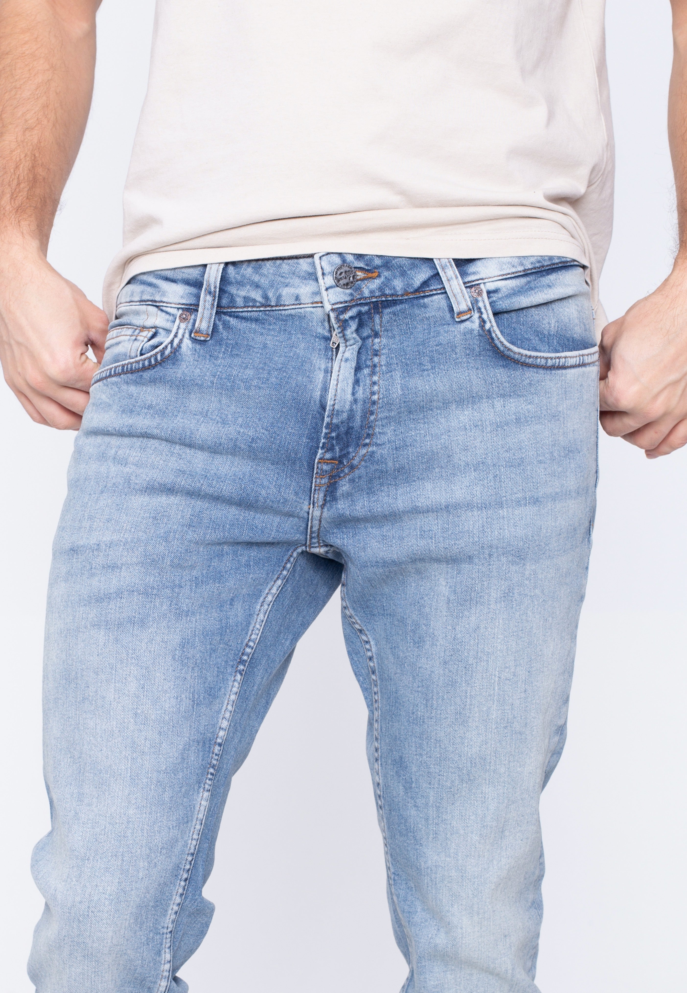 only-sons-loom-slim-blue-wash-jean-slim-bleu-homme-w30-l32 image 5