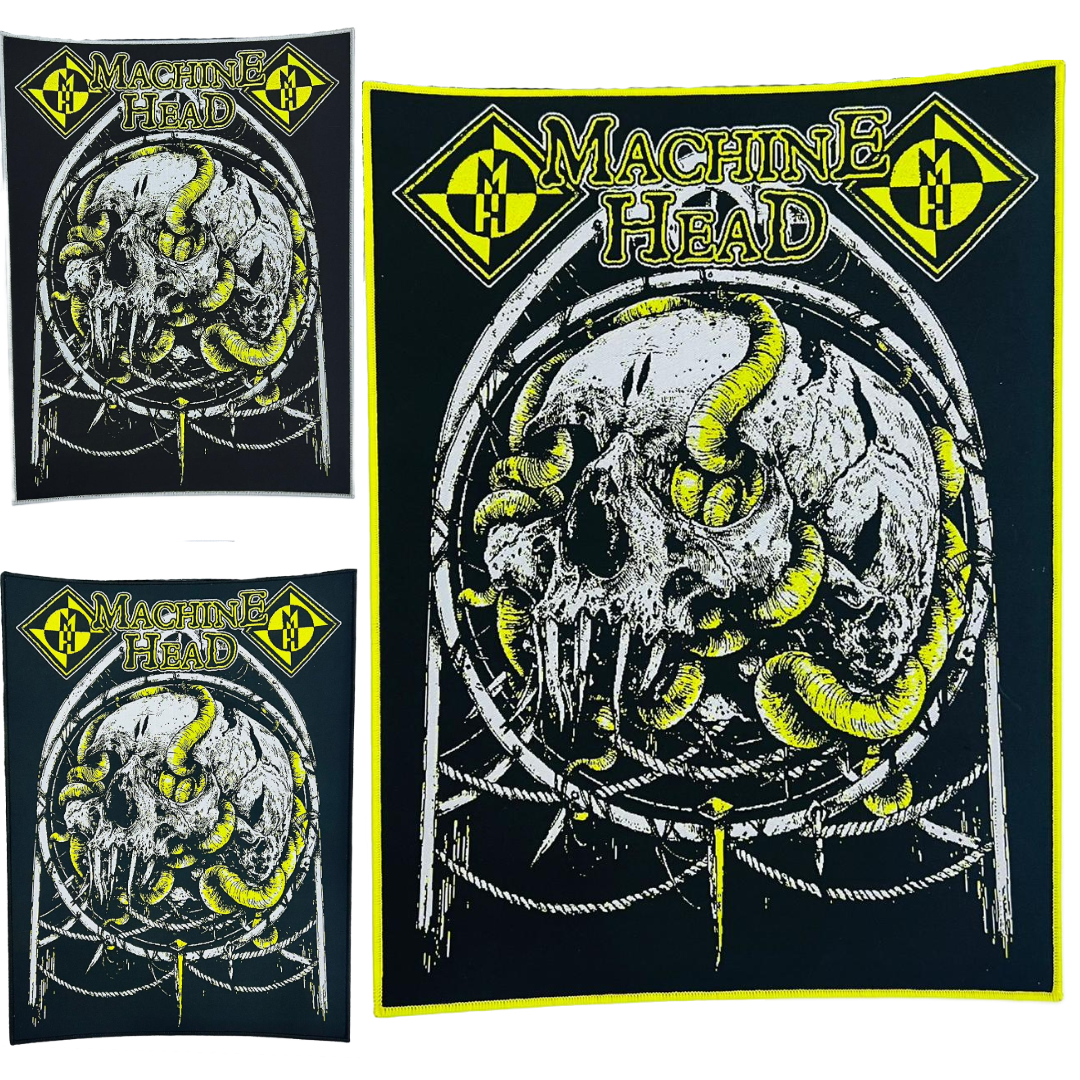 machine-head-rotten-backpatch-dos-bordure-noire image 1