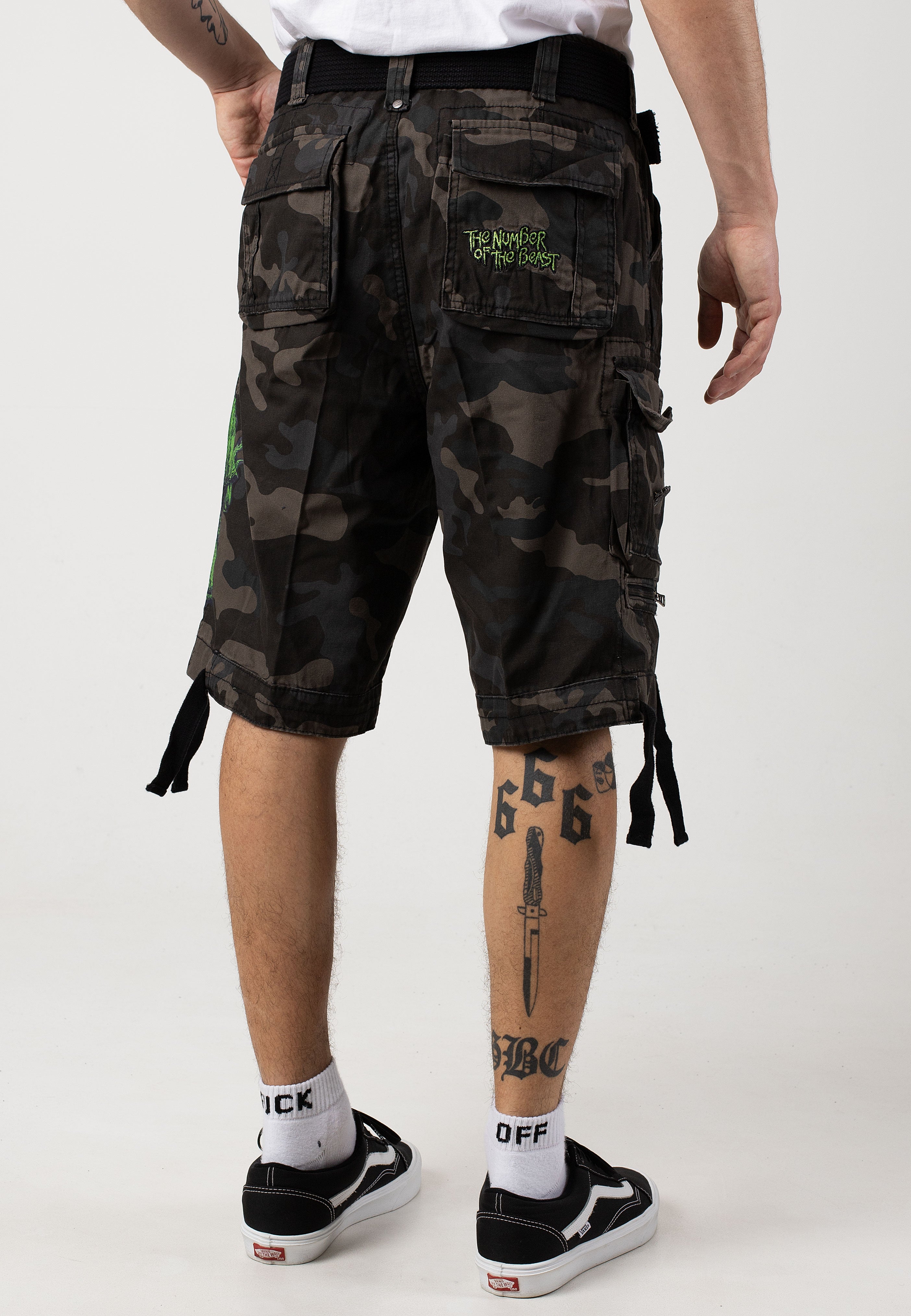 iron-maiden-number-of-the-beast-short-cargo-darkcamo image 8