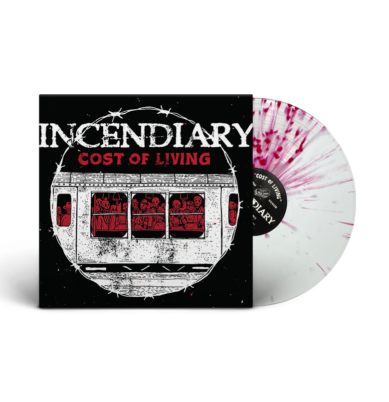 incendiary-cost-of-living-vinyle-lp-rouge-splatter image 5