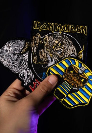 iron-maiden-set-of-3-patch-brod-multicolore image 3