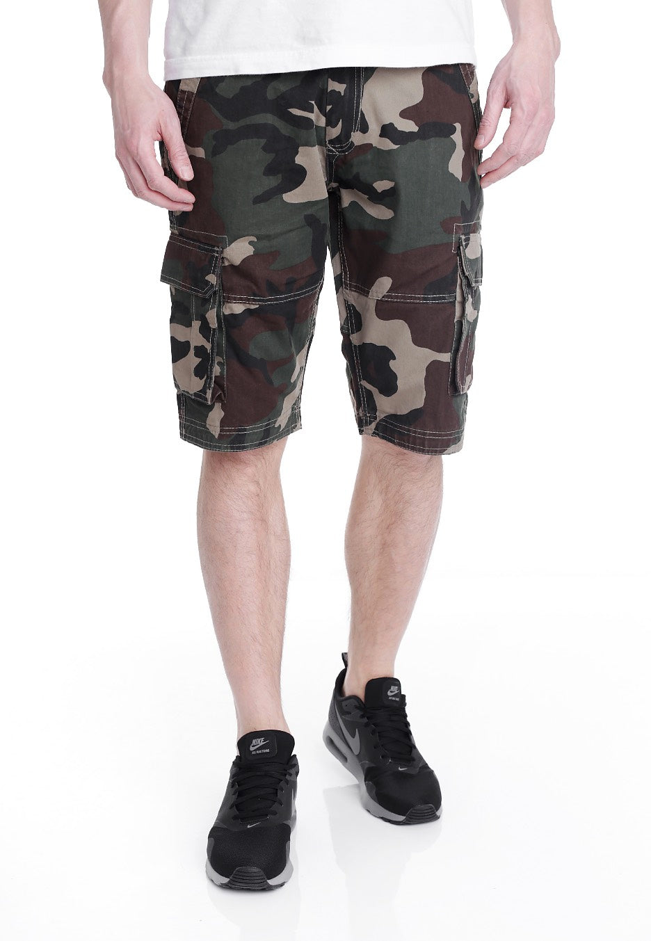 urban-classics-fitted-cargo-wood-camo-short-homme-w32 image 1