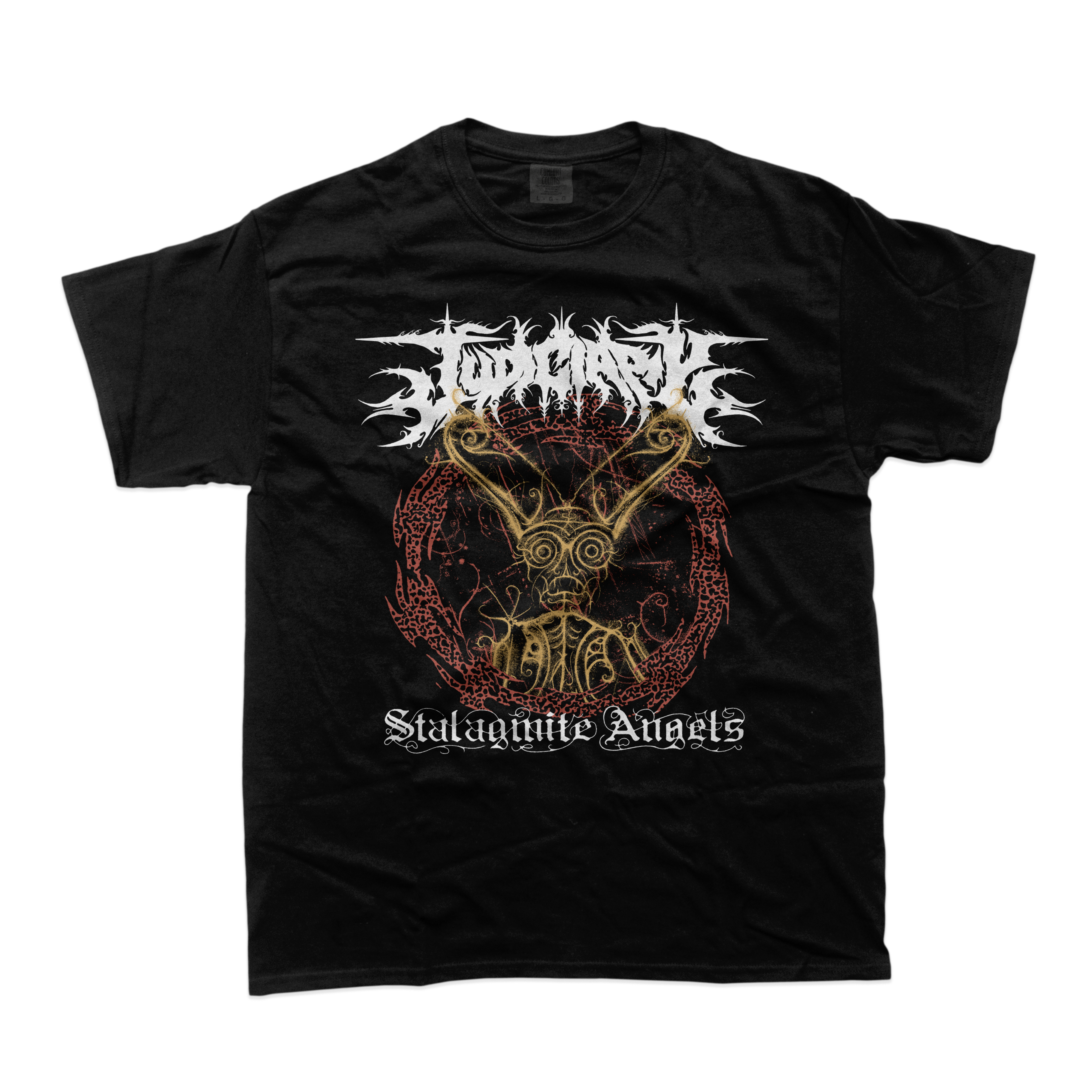 closed-casket-judiciary-circle-angel-t-shirt-noir-l-coton image 2
