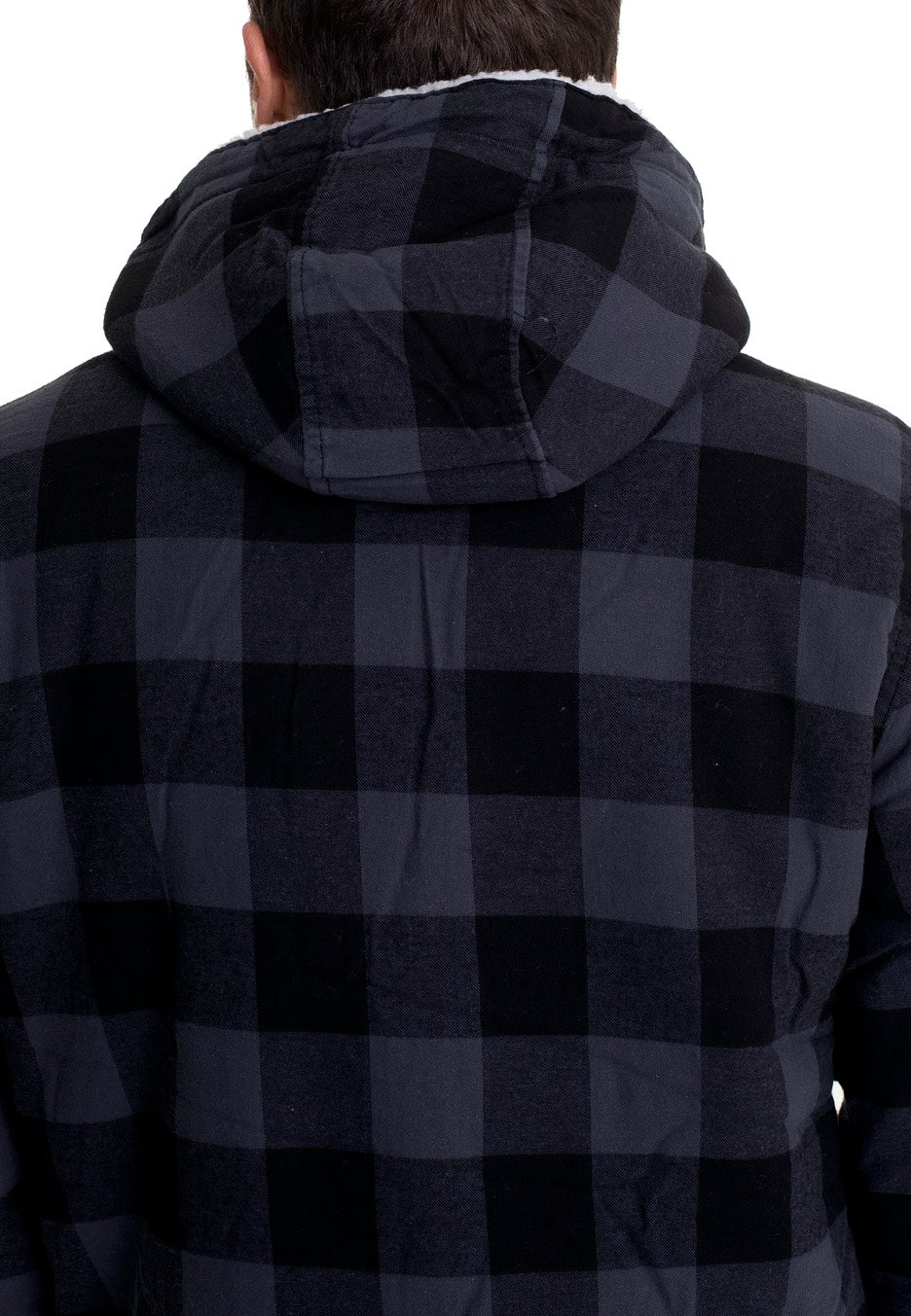 brandit-lumberjacket-hooded-veste-noir-gris-carreaux image 8