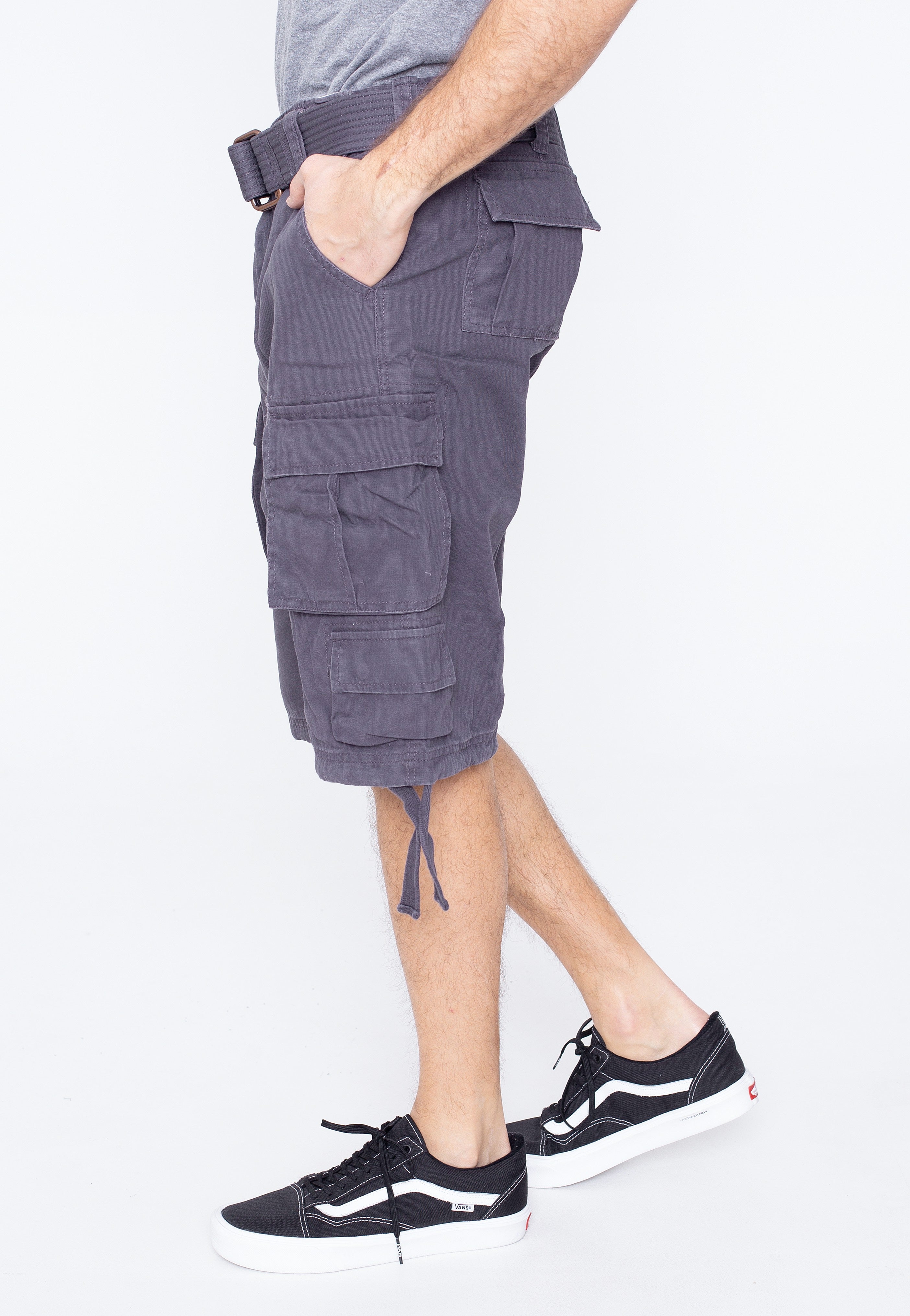 surplus-division-anthrazit-short-cargo-gris-homme image 3