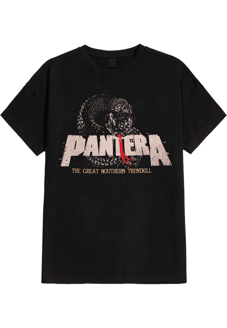 pantera-snake-logo-t-shirt-noir-homme-thrash-metal image 1