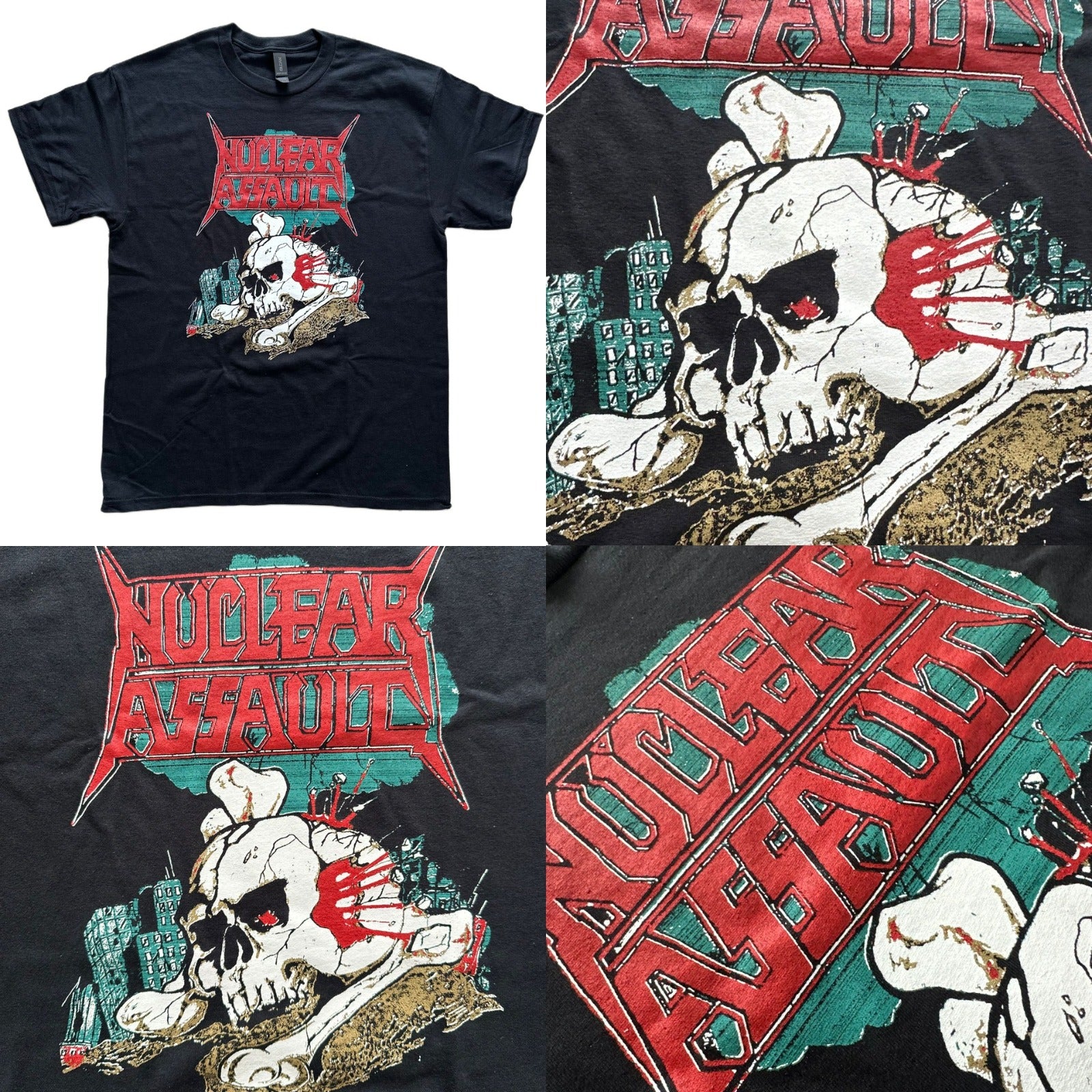 nuclear-assault-handle-with-care-t-shirt-tour-japon-1991 image 2