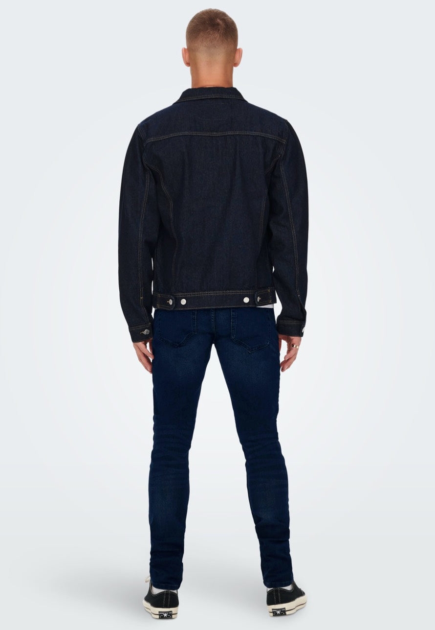 only-sons-loom-life-slim-jean-slim-homme-bleu-denim-w32-l32 image 4