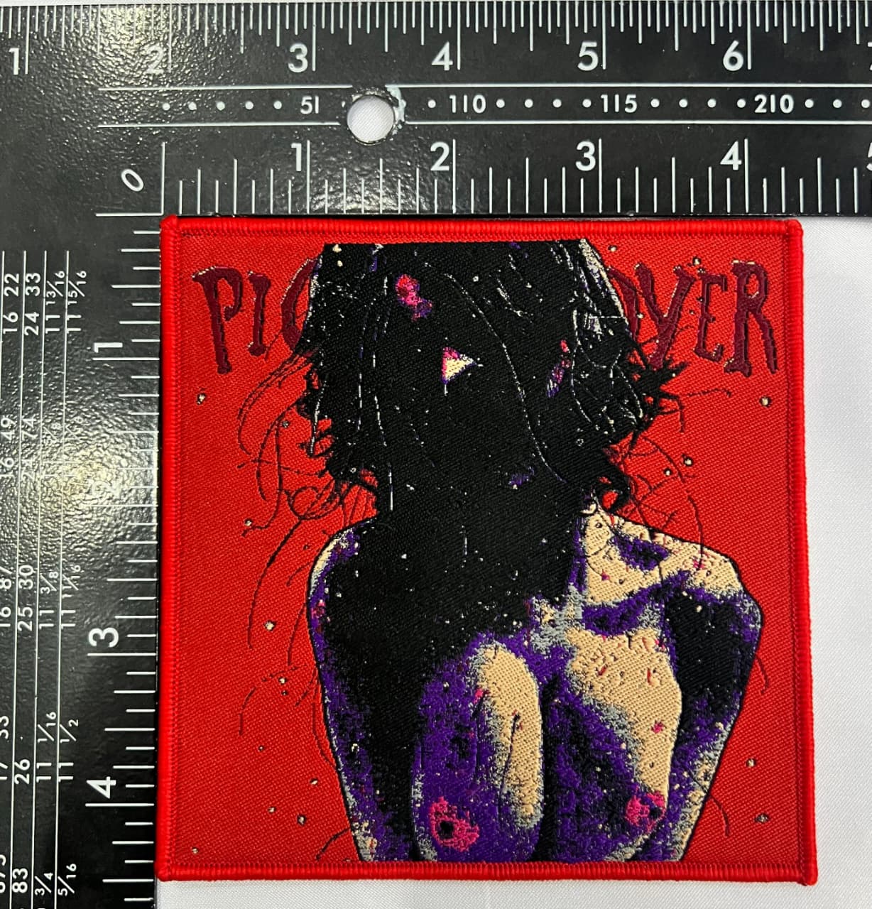 pig-destroyer-terrifyer-patch-tiss-bordure-noire image 4