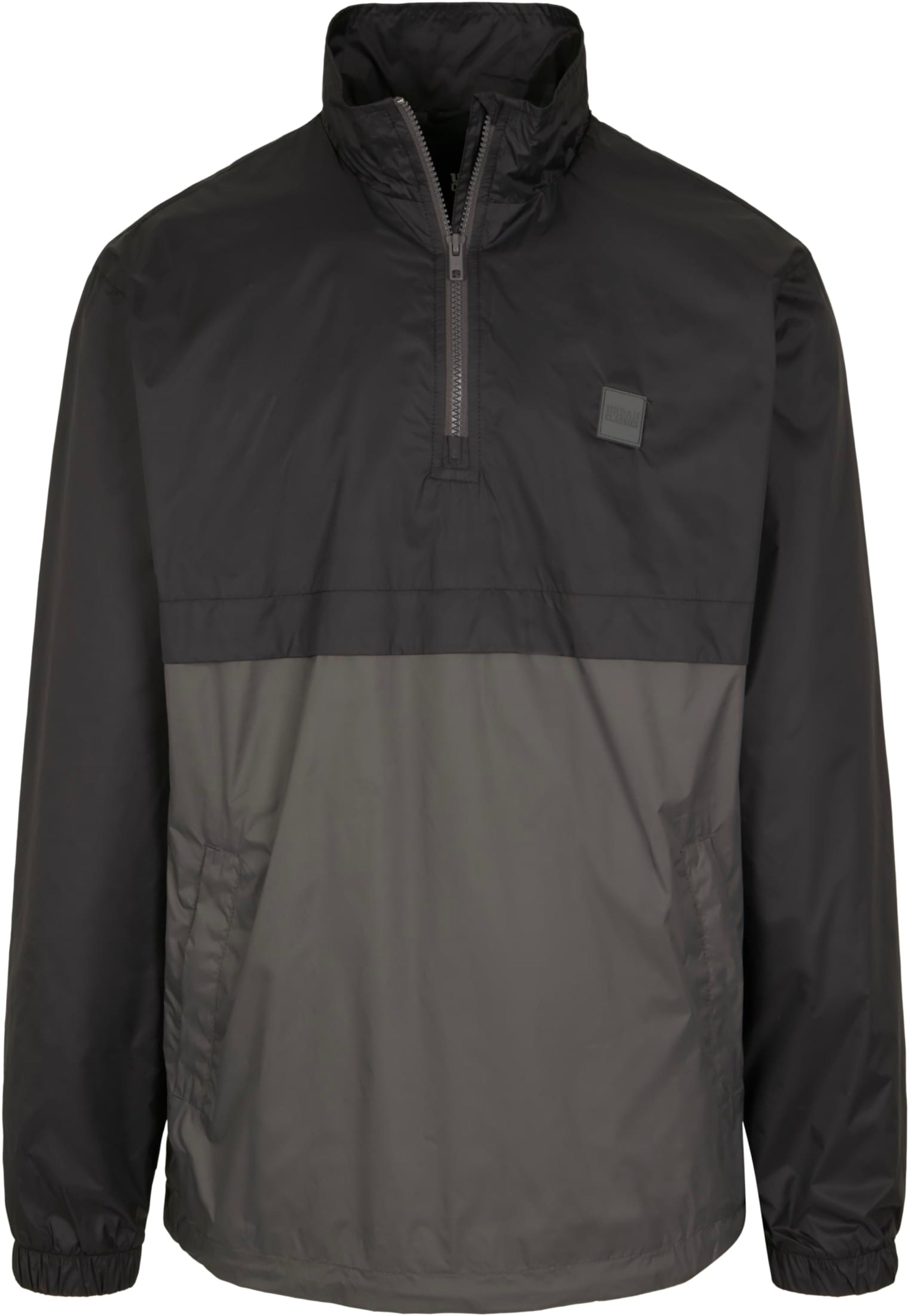 urban-classics-stand-up-collar-pull-over-coupe-vent-noir image 8