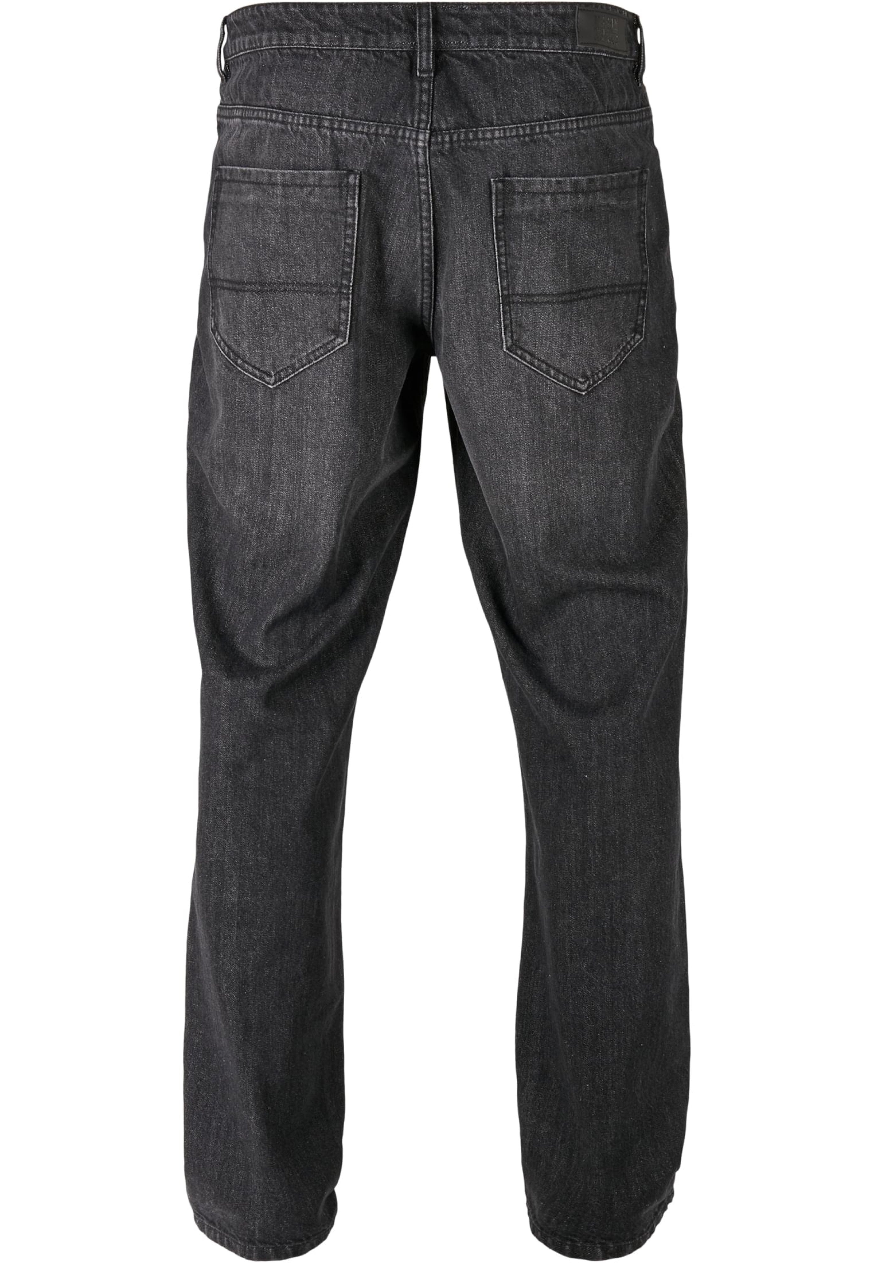 urban-classics-loose-fit-real-black-washed-jean-homme image 8