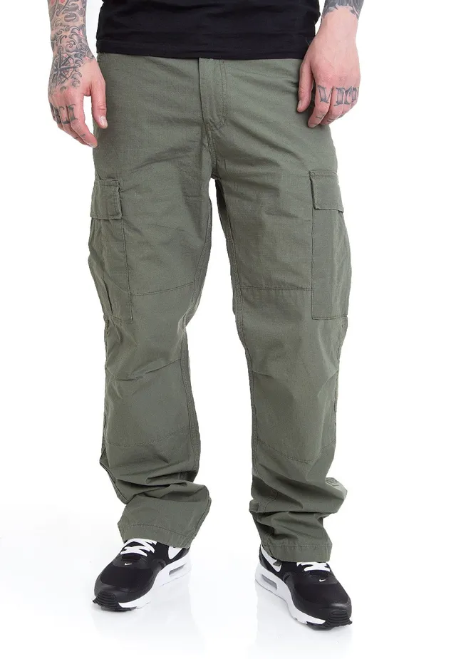 vintage-industries-tyrone-bdu-pantalon-cargo-olive-w32-coton image 1