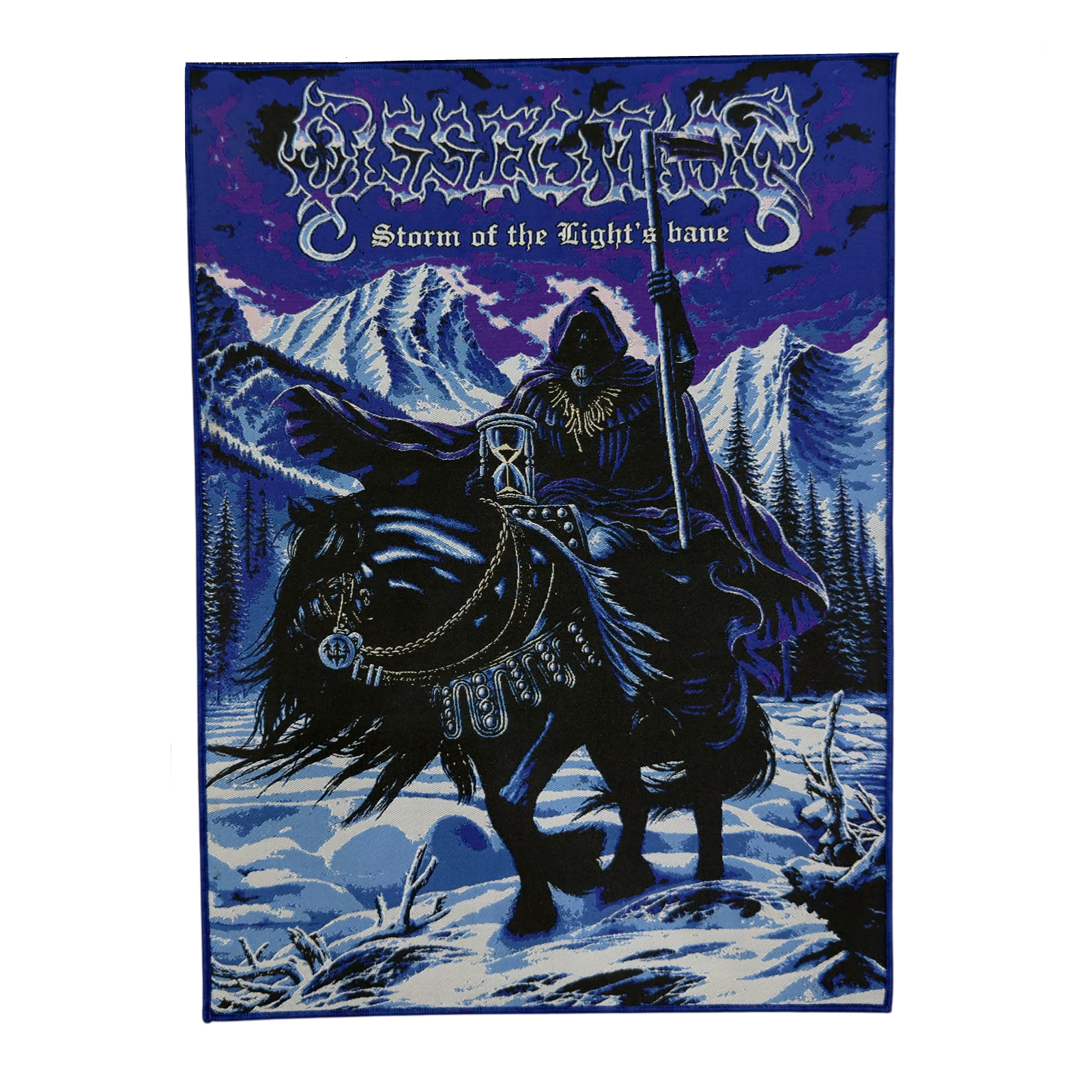 783punx-dissection-storm-of-the-light-s-bane-backpatch-tiss-bordure-bleue image 2