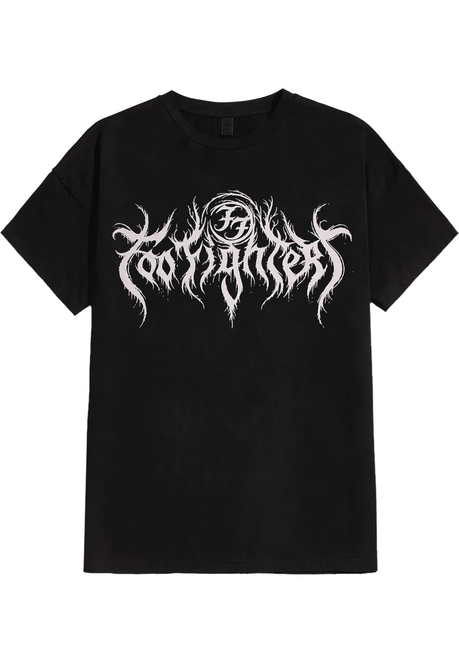 foo-fighters-metal-logo-t-shirt-noir-xl image 1