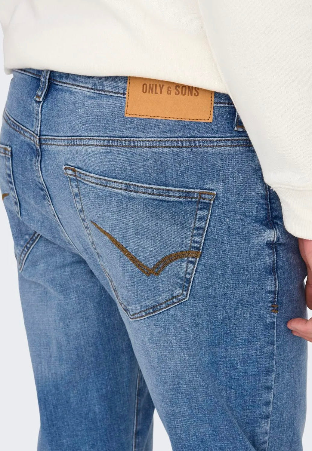 only-sons-weft-reg-jax-jean-regular-homme-bleu-w32-l32 image 5