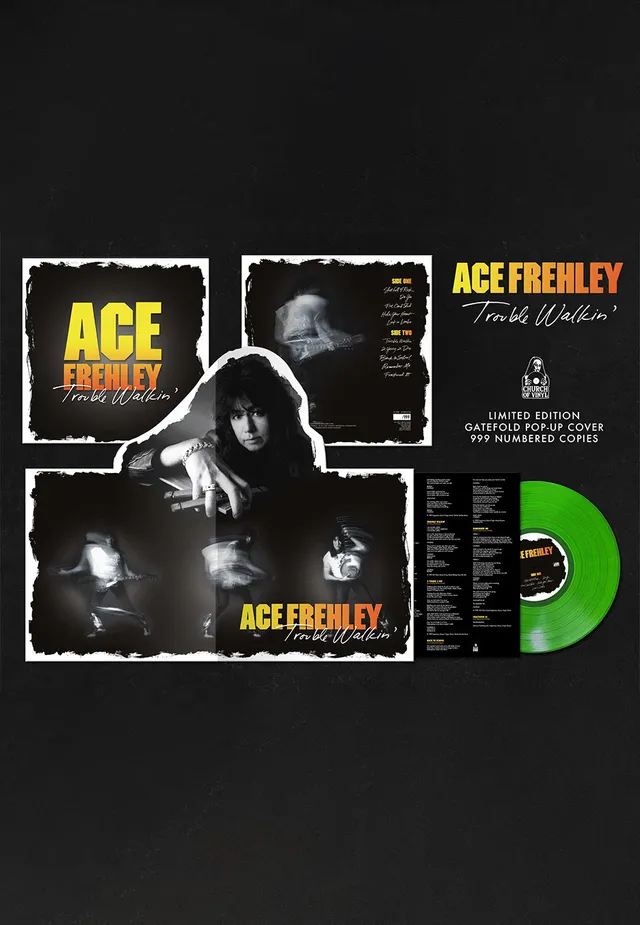ace-frehley-trouble-walkin-vinyle-vert-popup-limit image 1