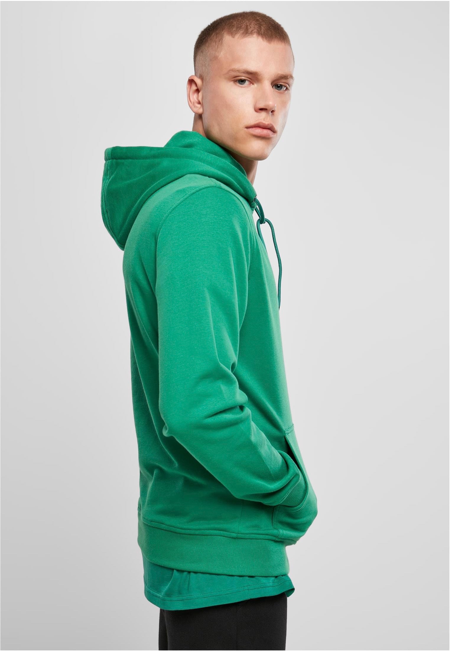 urban-classics-basic-terry-hoodie-vert-homme-junglegreen-m image 5