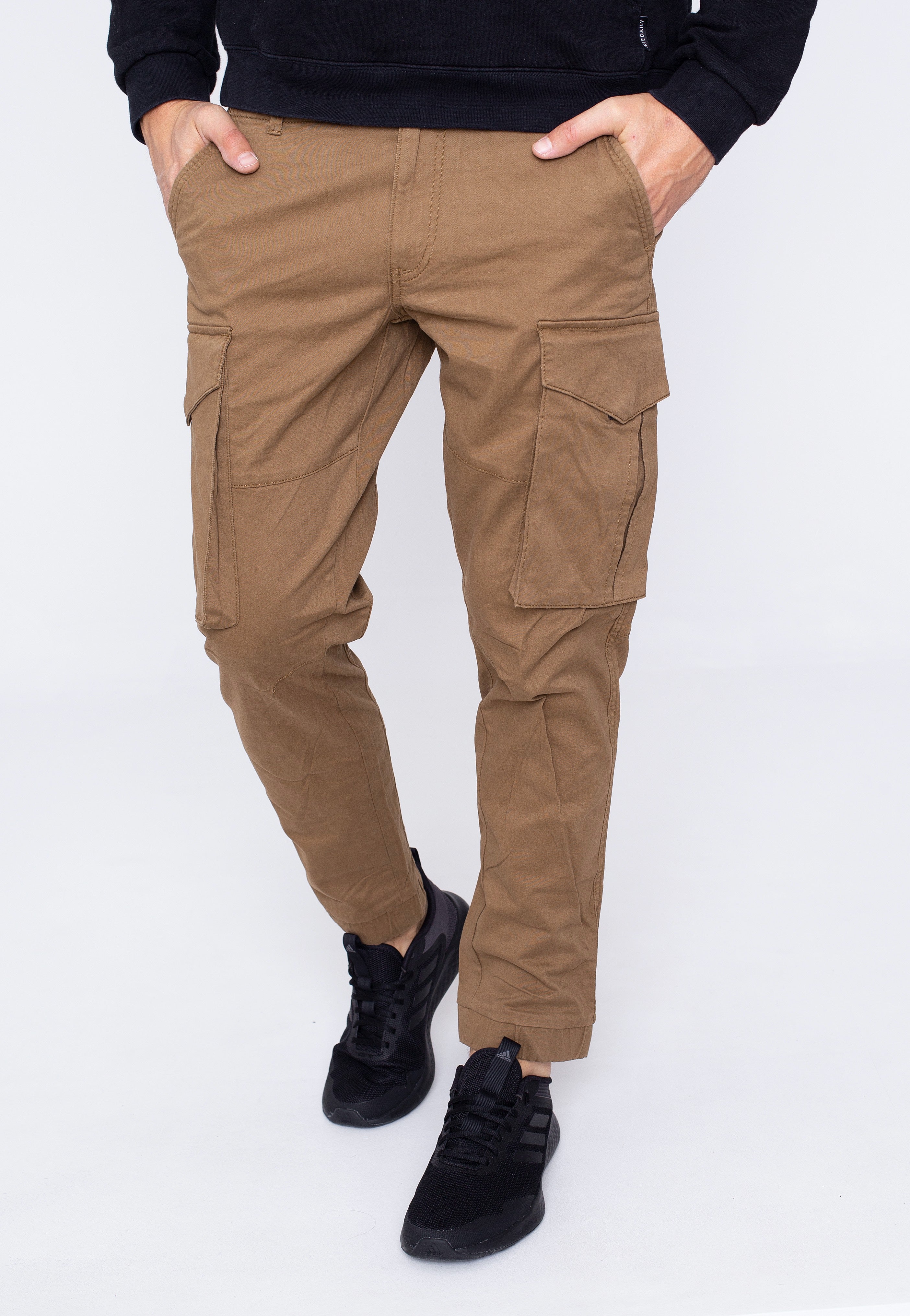 only-sons-kim-cargo-pantalon-olive-streetwear-homme image 1