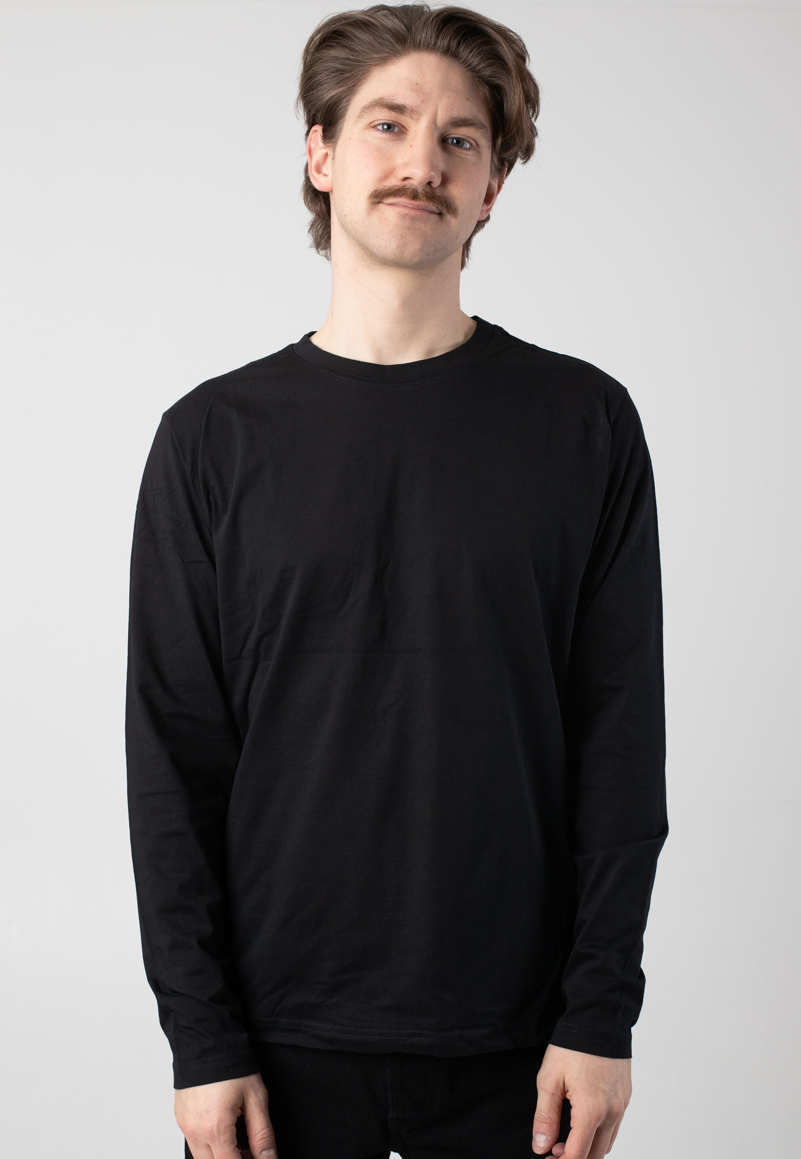 brandit-premium-t-shirt-manches-longues-noir-m image 1