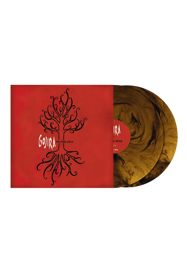 gojira-the-link-alive-vinyle-bronze-marbr-2-lp-death-metal image 1