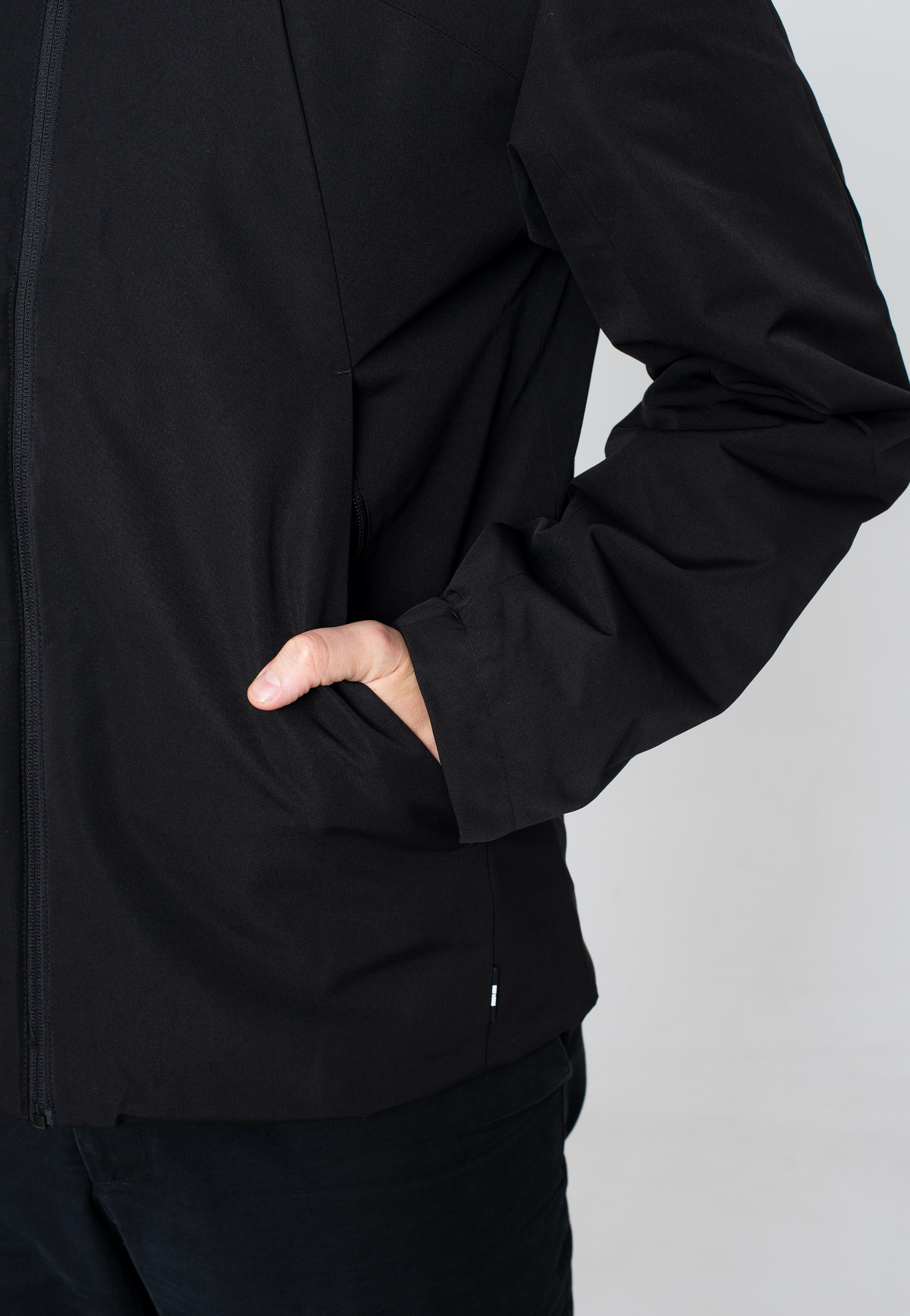 only-sons-cody-hood-black-veste-noire-homme-streetwear image 3
