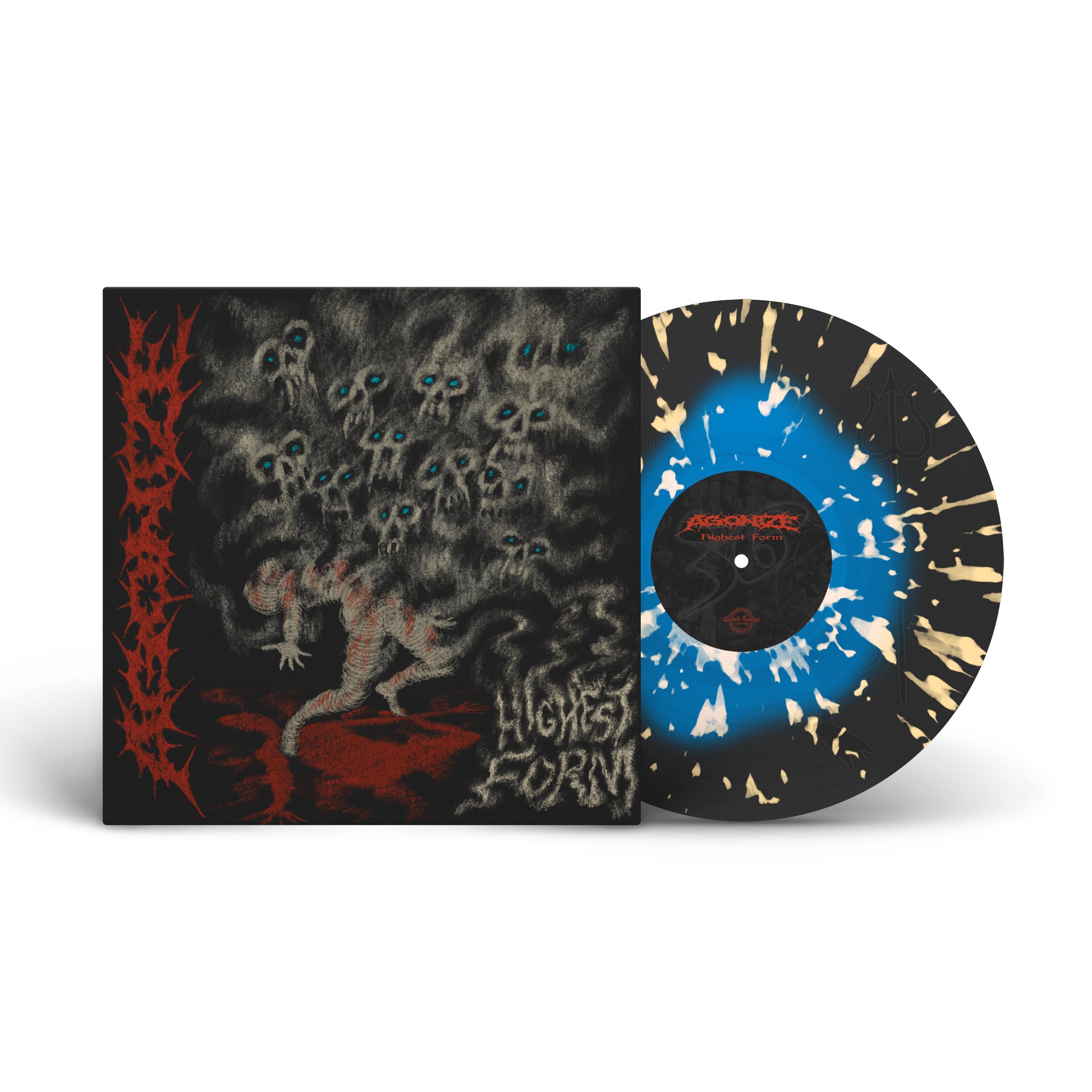 agonize-highest-form-vinyle-12-ep-blue-black-splatter image 2