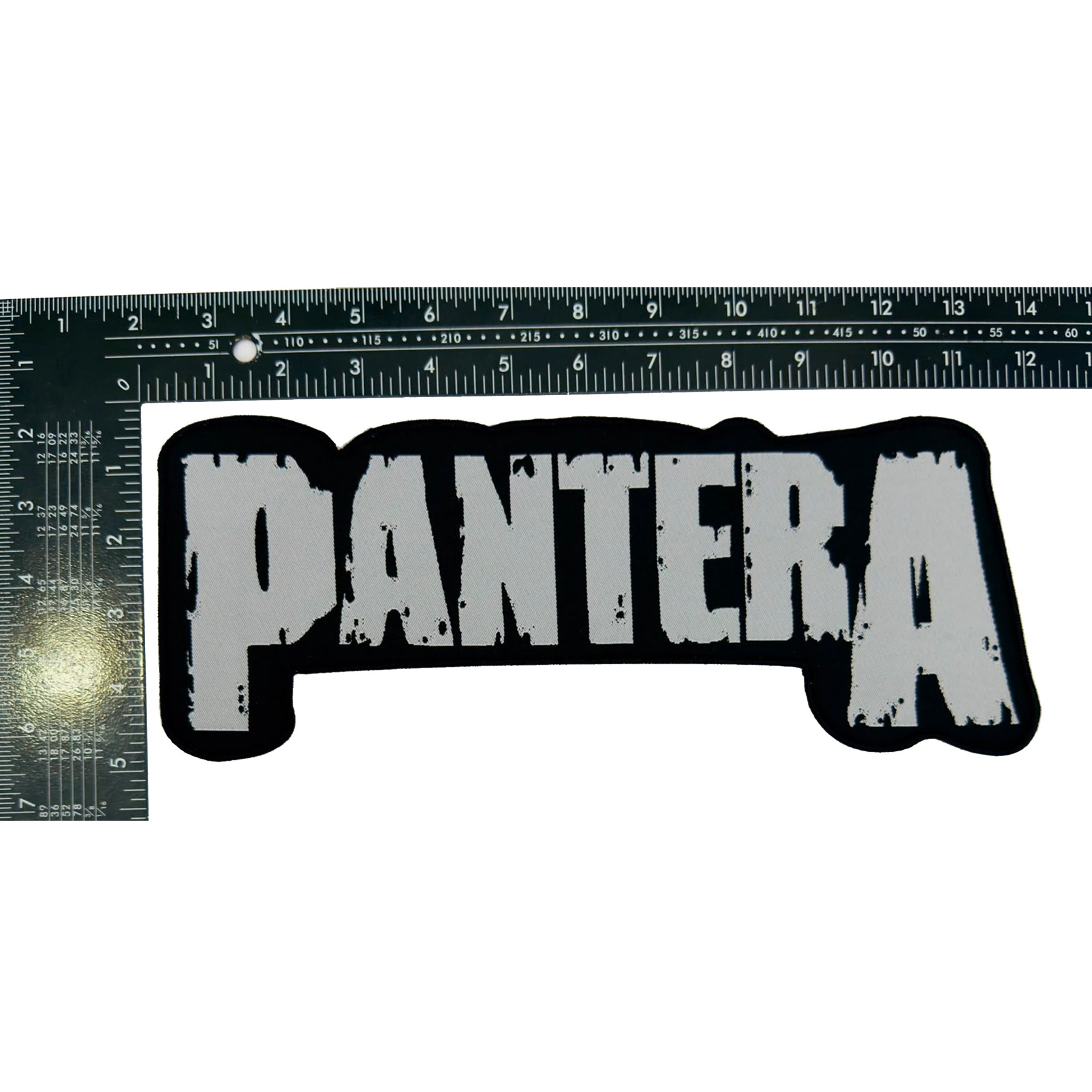 pantera-logo-patch-tiss-oversize-bord-noir image 3