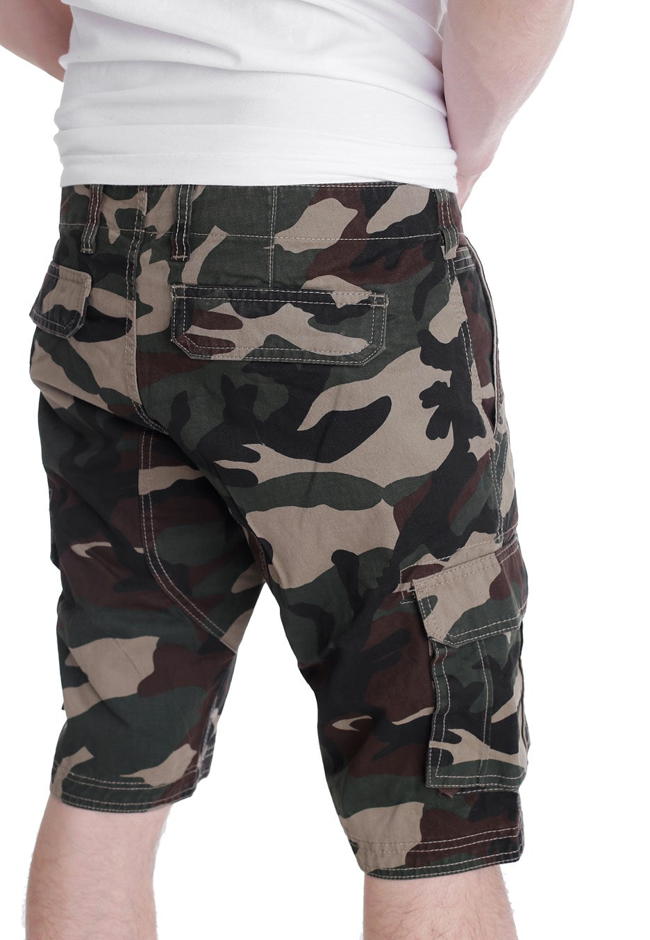 urban-classics-fitted-cargo-wood-camo-short-homme-w32 image 5