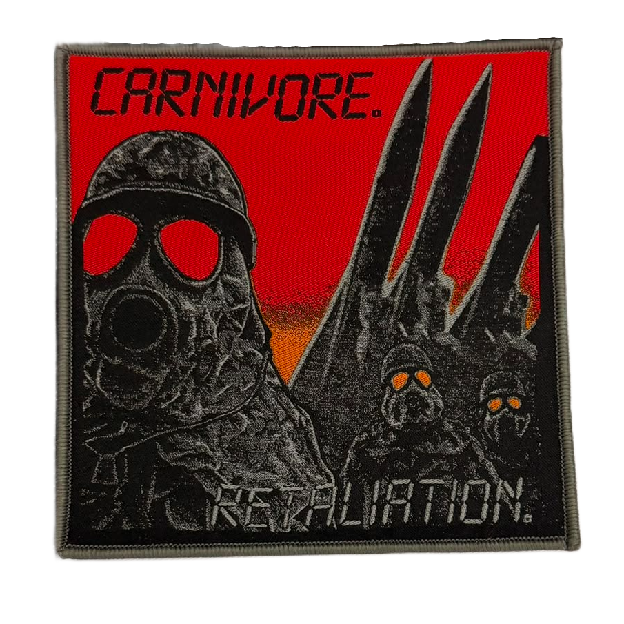 783punx-carnivore-retaliation-patch-tiss-bordure-rouge image 4