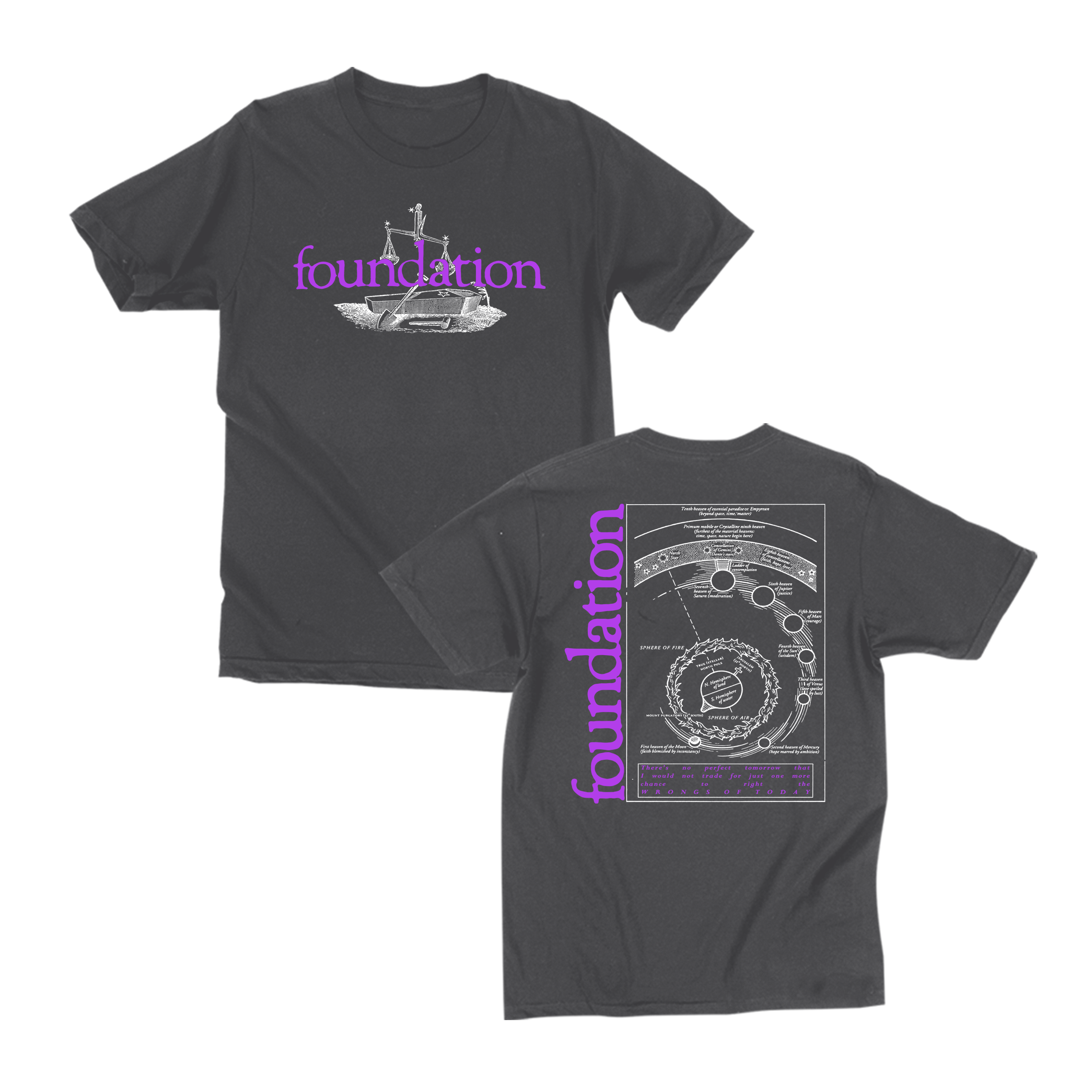 foundation-what-we-do-t-shirt-pepper-coton image 1