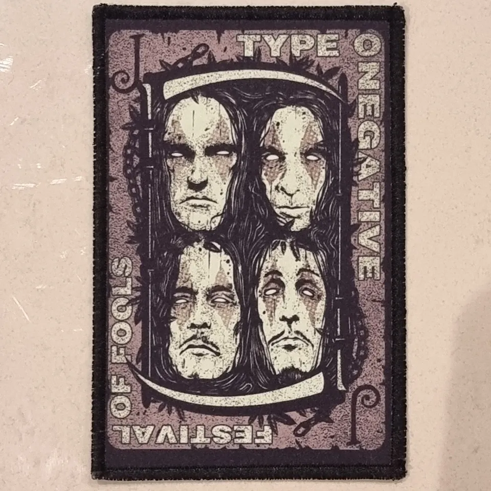 type-o-negative-festival-of-fools-patch-petit-cusson-coudre image 1