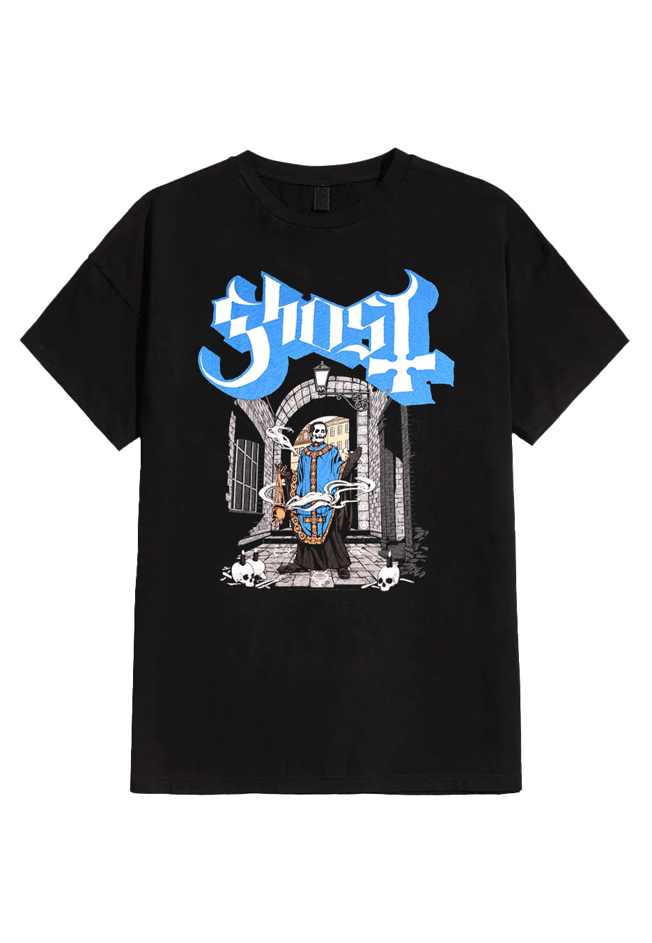 ghost-incense-t-shirt-homme-noir-manches-courtes image 1