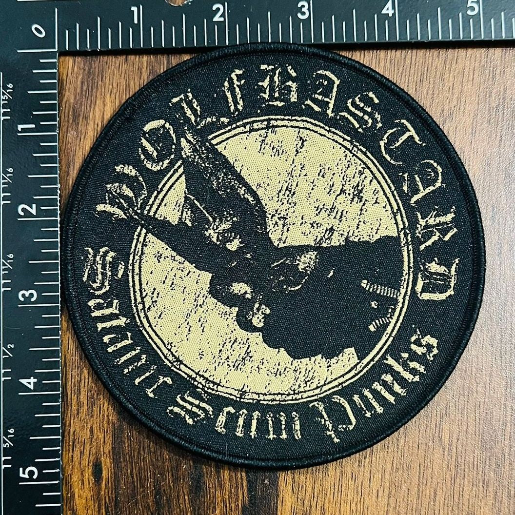 wolfbastard-satanic-scum-punks-patch-tiss-noir image 5