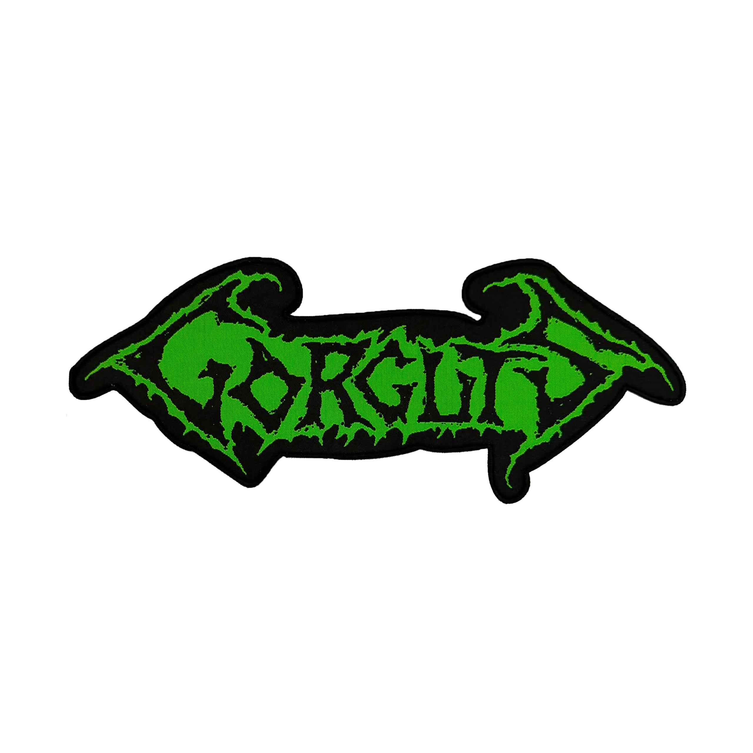 gorguts-logo-patch-tiss-oversized-bordure-noire image 2