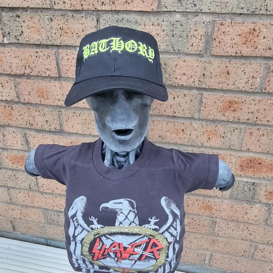 bathory-logo-casquette-baseball-phosphorescent-jaune image 3