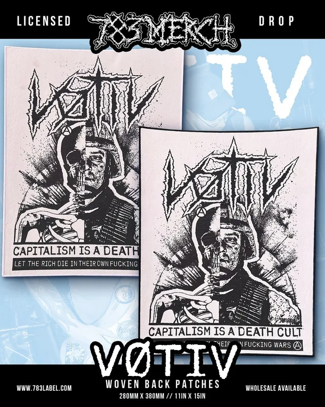 v-tiv-capitalism-is-a-death-cult-backpatch-tiss-bordure-noire image 1