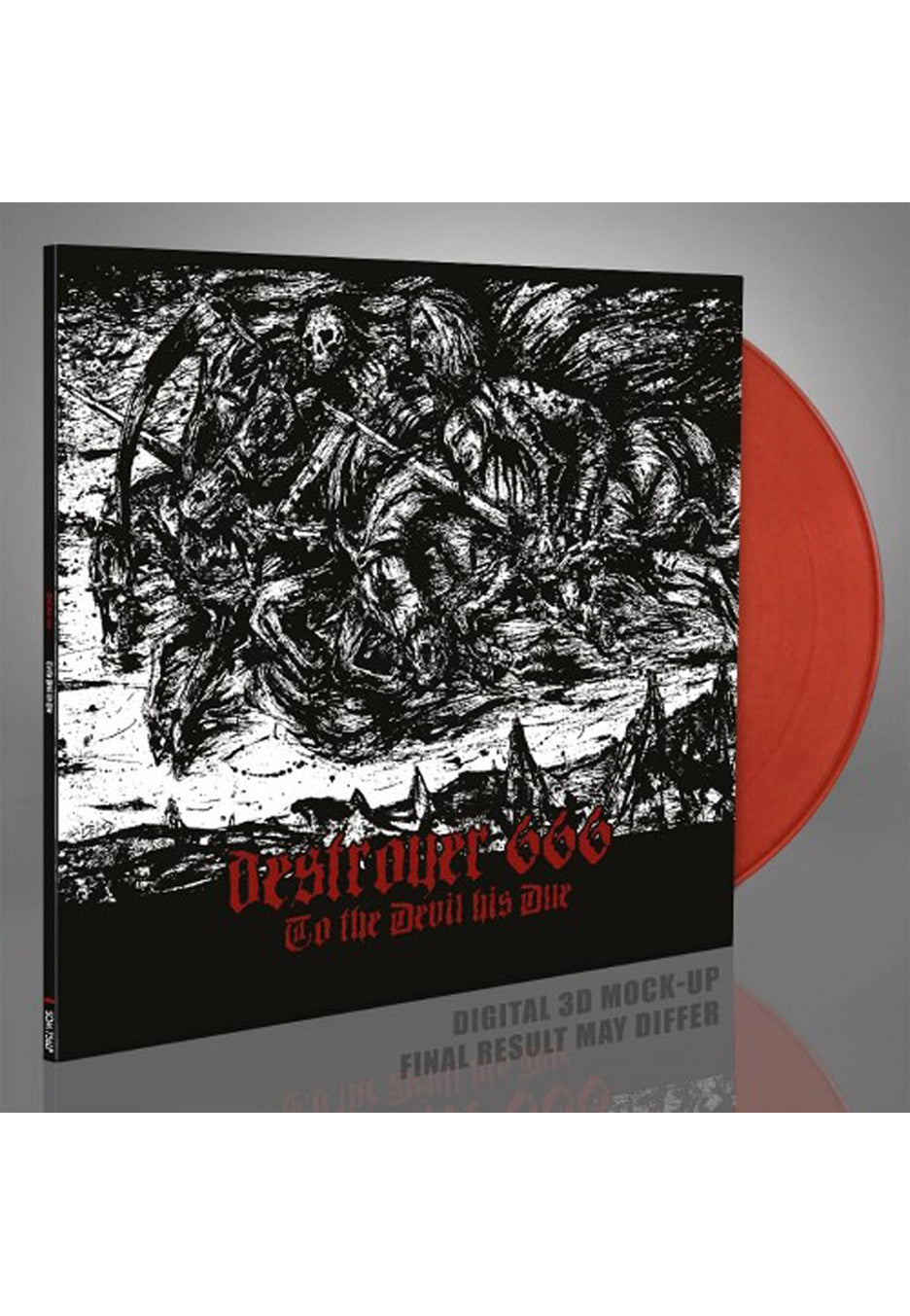 destr-yer-666-to-the-devil-his-due-vinyle-rouge image 1