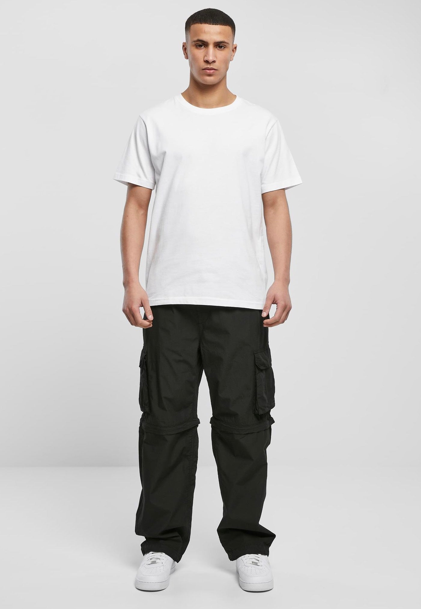 urban-classics-zip-away-black-pantalon-cargo-noir image 2