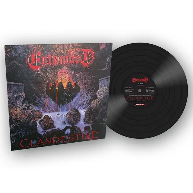 entombed-clandestine-lp-vinyle-noir-death-metal image 1