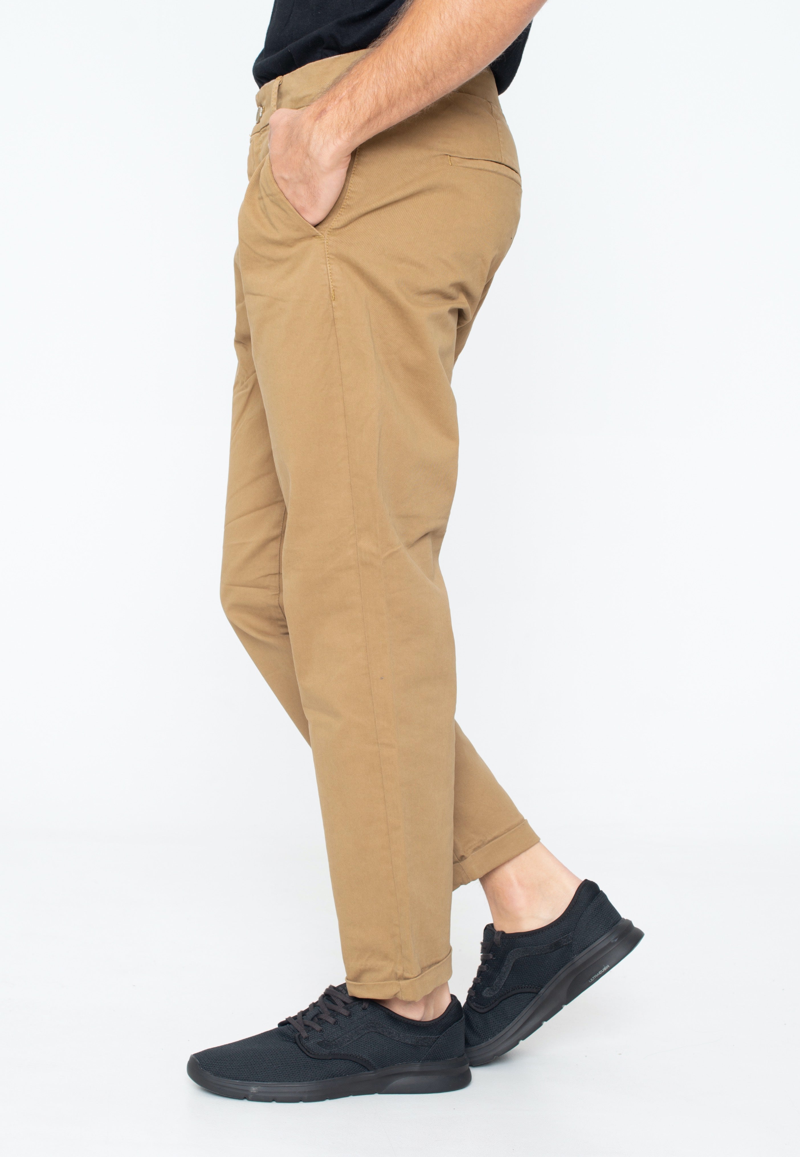 only-sons-kent-cropped-plantation-pantalon-marron-homme image 2