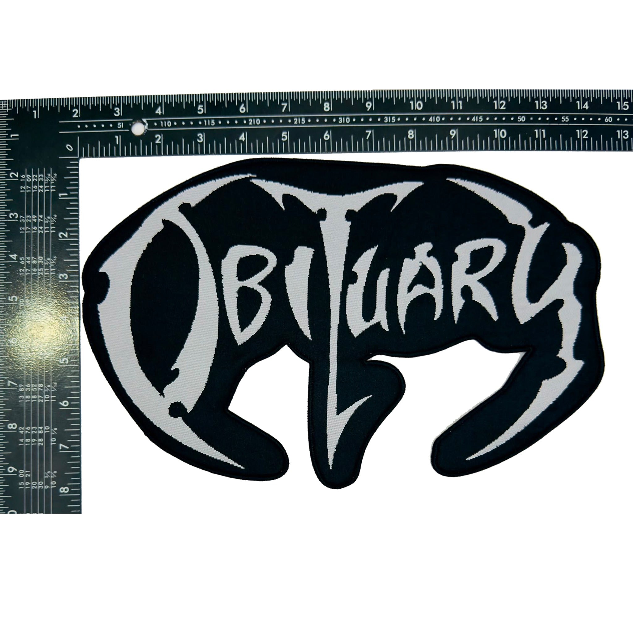 obituary-logo-patch-tiss-oversized-bordure-noire-30-cm image 3