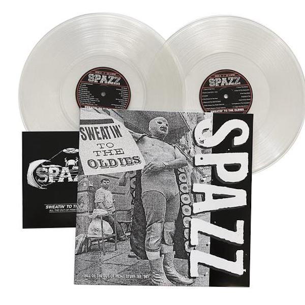 spazz-sweatin-to-the-oldies-double-vinyle-clear-2lp-powerviolence image 1
