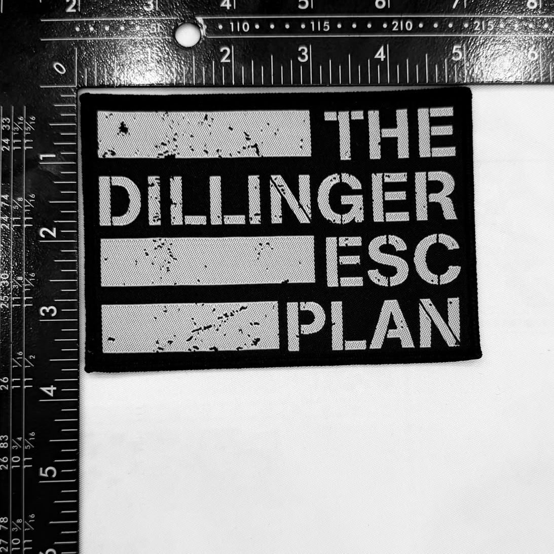 dillinger-escape-plan-logo-patch-tiss-bordure-noire image 3