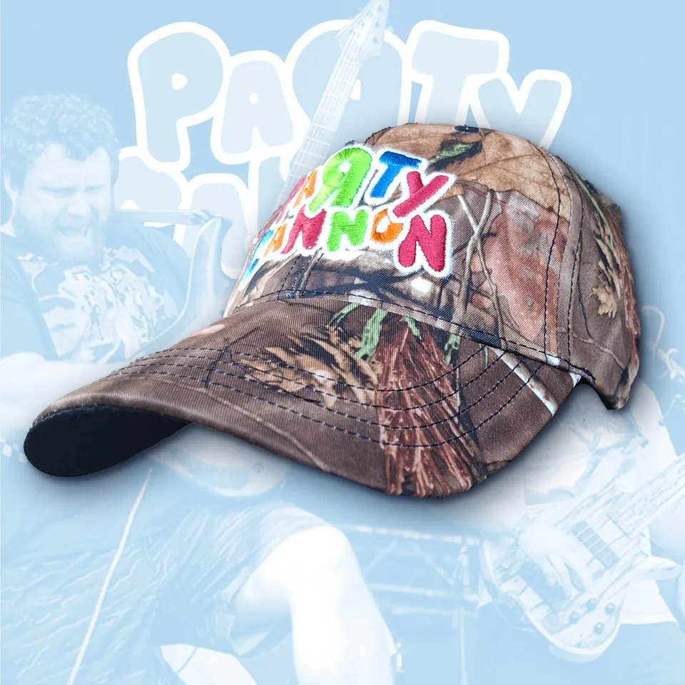 party-cannon-logo-casquette-baseball-camo-phosphorescente image 1