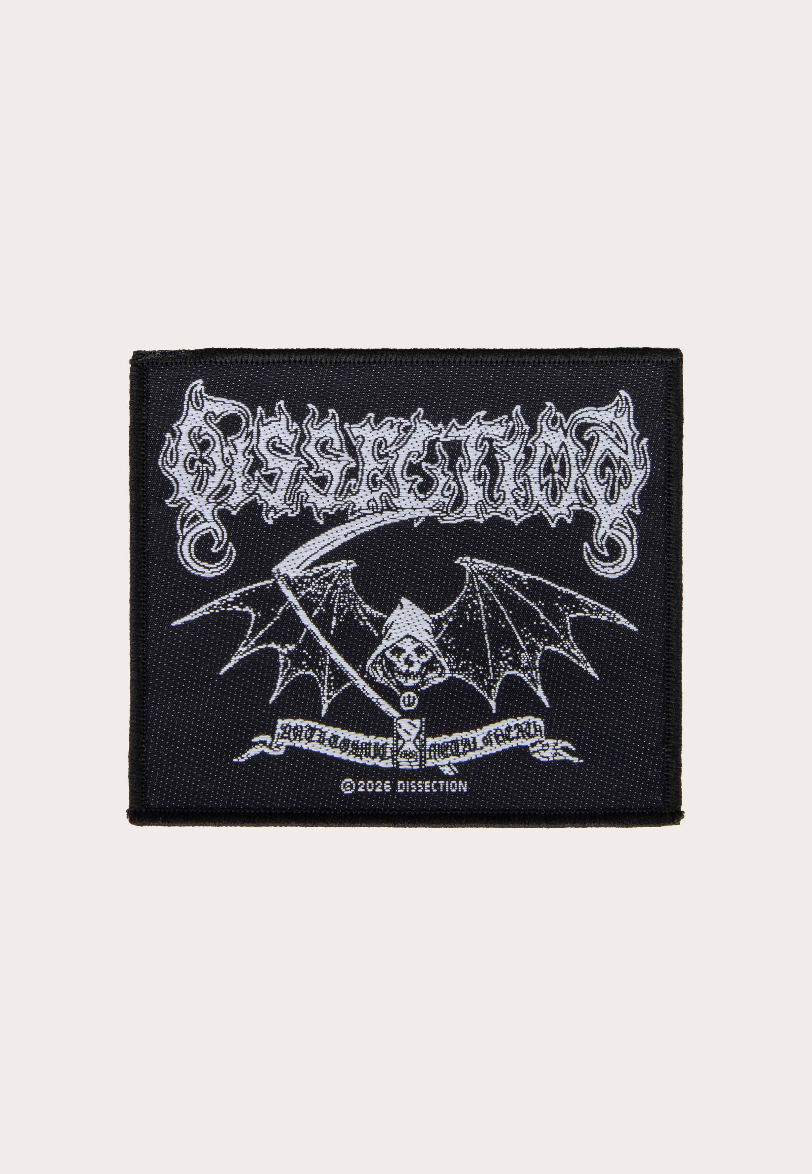 dissection-reaper-patch-cusson-noir-death-metal-taille-unique image 1