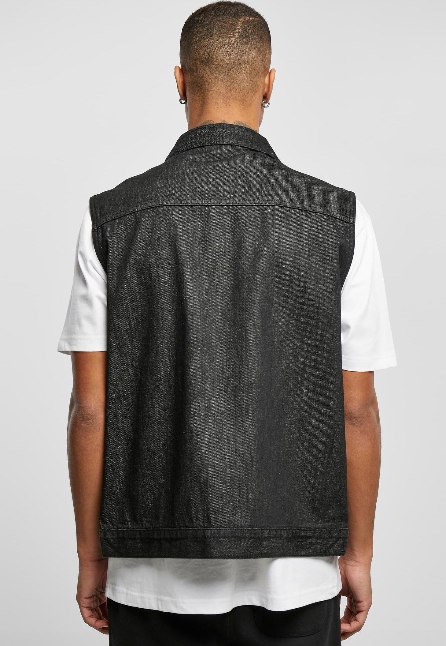 urban-classics-denim-black-washed-gilet-jean-noir-s-3xl image 5